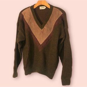 Vintage grandpa style sweater